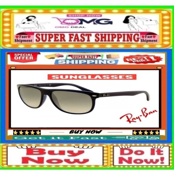 ✅🗣🚨🔴🌸S🌸A🌸L🌸E🌸🔴📢RAY BAN Designer EYEWEAR Unisex SUNGLASSES🟢💸BUY NOW🟢 - Picture 1 of 16
